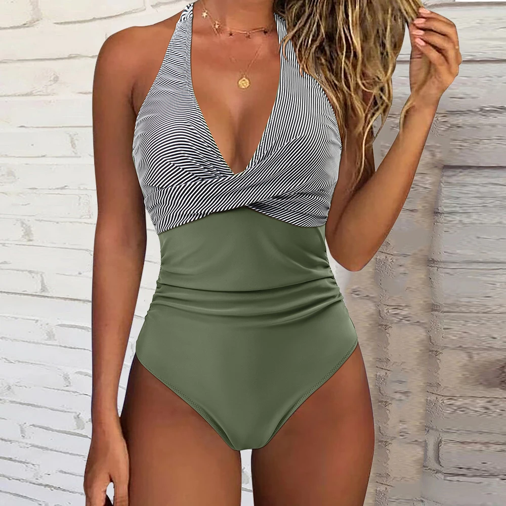 One Piece Swimsuit Women Swimwear 2023 Bikini V Neck Push Up Bikini Set Swimming Suits Monokini Beachwear Bathing Suits Woman
One Piece Swimsuit Women Swimwear 2023 Bikini V Neck Push Up Bikini Set Swimming Suits Monokini Beachwear Bathing Suits Woman