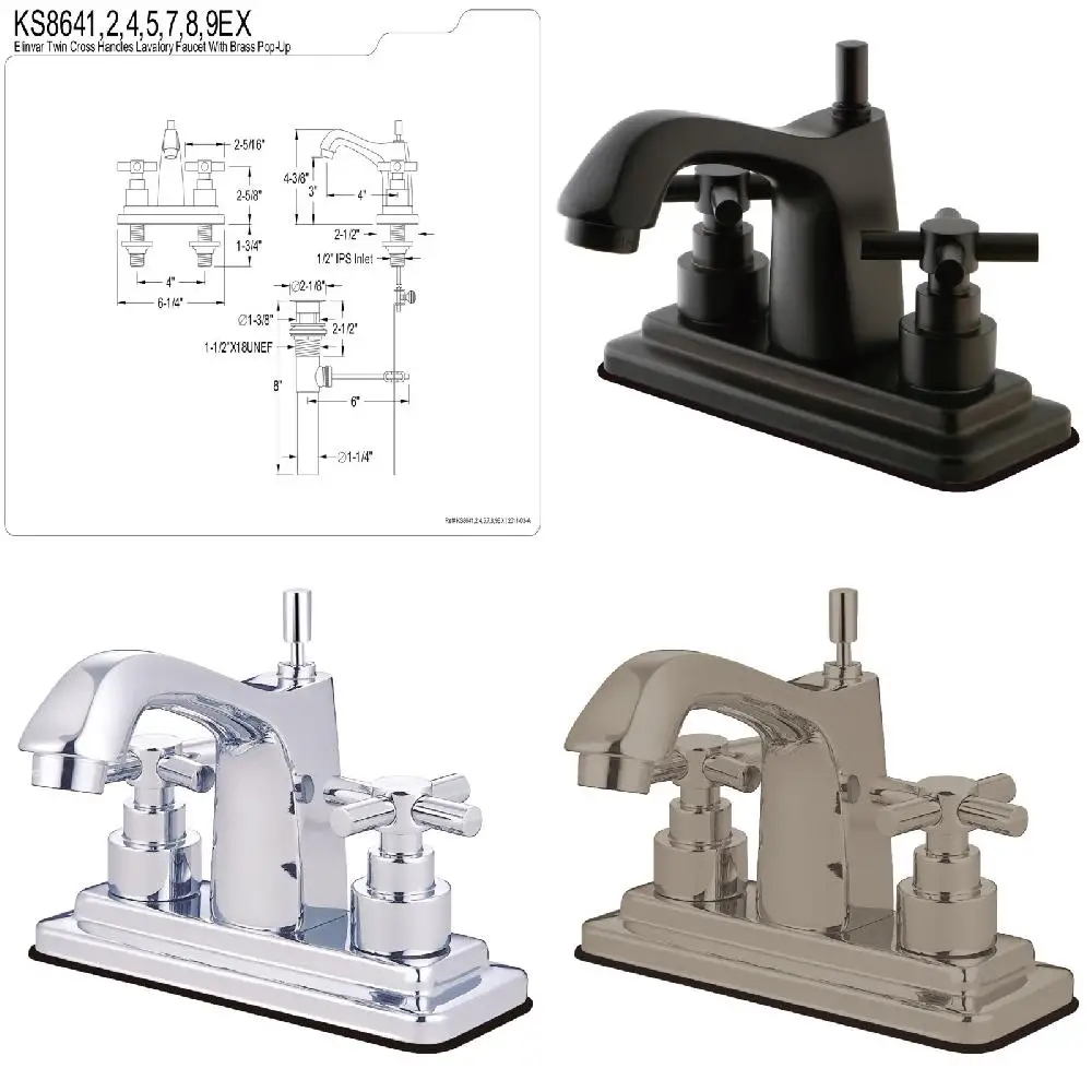 Durable and Stylish 4in Long Lasting Oil Rubbed Bronze Centerset Bathroom Faucet for Maximum Enjoyment.
Durable and Stylish 4in Long Lasting Oil Rubbed Bronze Centerset Bathroom Faucet for Maximum Enjoyment.