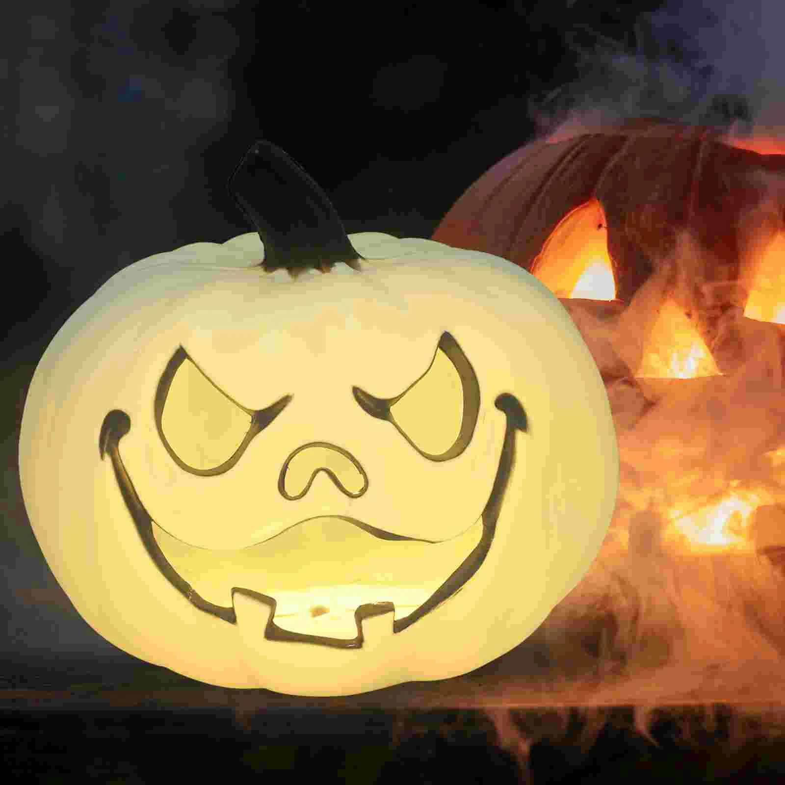 Home Decor Classic Halloween Indoor Pumpkin Lights Farmhouse Lamp White Plastic Table
Home Decor Classic Halloween Indoor Pumpkin Lights Farmhouse Lamp White Plastic Table