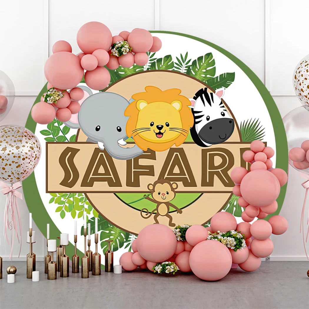 Jungle Safari Round Photography Background Children Birthday Party Wild Animals Decor Baby Shower Custom Photo Circle Backdrop
Jungle Safari Round Photography Background Children Birthday Party Wild Animals Decor Baby Shower Custom Photo Circle Backdrop