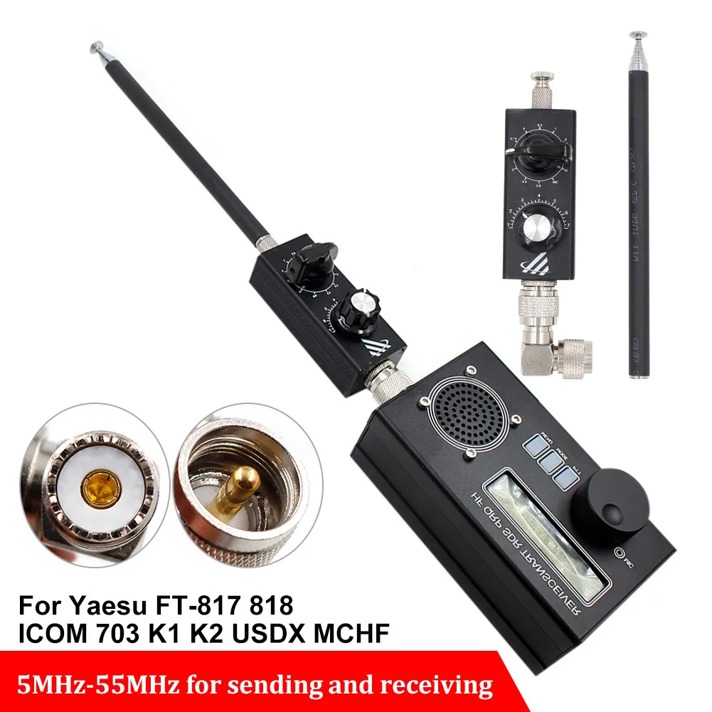 New Mini-ANT 30W QRP Shortwave Antenna HF Antenna 5MHz-55MHz Full-Band Tuned Antenna For Yaesu FT-817 818 ICOM 703 K1 K2 USDX
New Mini-ANT 30W QRP Shortwave Antenna HF Antenna 5MHz-55MHz Full-Band Tuned Antenna For Yaesu FT-817 818 ICOM 703 K1 K2 USDX