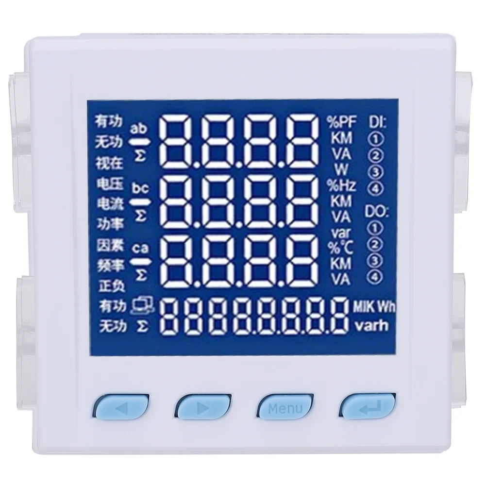 Multifunctional Digital LED Electricity Volt Power Meter RS485 Communication 220V 3-Phase 3-Phase
Multifunctional Digital LED Electricity Volt Power Meter RS485 Communication 220V 3-Phase 3-Phase