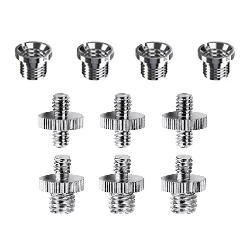 10PCS Aluminum 1/4" to 3/8" Female to Female Convertor Threaded Screw Adapter for Tripod Light Stand Ball Head Camera
10PCS Aluminum 1/4" to 3/8" Female to Female Convertor Threaded Screw Adapter for Tripod Light Stand Ball Head Camera