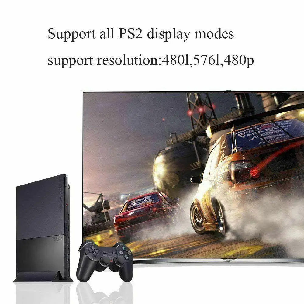 Мини-адаптер для видеоконвертера PS2 в HDMI с аудиовыходом 3 5 мм HDTV ПК поддержкой Plug