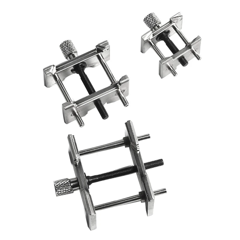 3Piece Metal Watch Movement Holder Fixed Base Silver Metal For Watchmaker Multi Function Vise Clamp
3Piece Metal Watch Movement Holder Fixed Base Silver Metal For Watchmaker Multi Function Vise Clamp