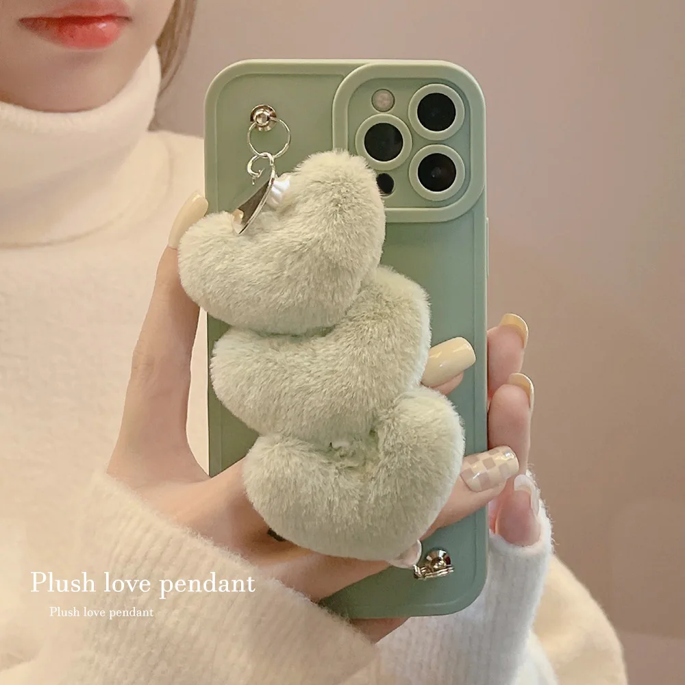 New IPhone Plush Love Bracelet Case for IPhone 11 12 13 Pro MAX MINI X XS MAX XR 7 8 PLUS Liquid Silicone Soft Shockproof Case
New IPhone Plush Love Bracelet Case for IPhone 11 12 13 Pro MAX MINI X XS MAX XR 7 8 PLUS Liquid Silicone Soft Shockproof Case