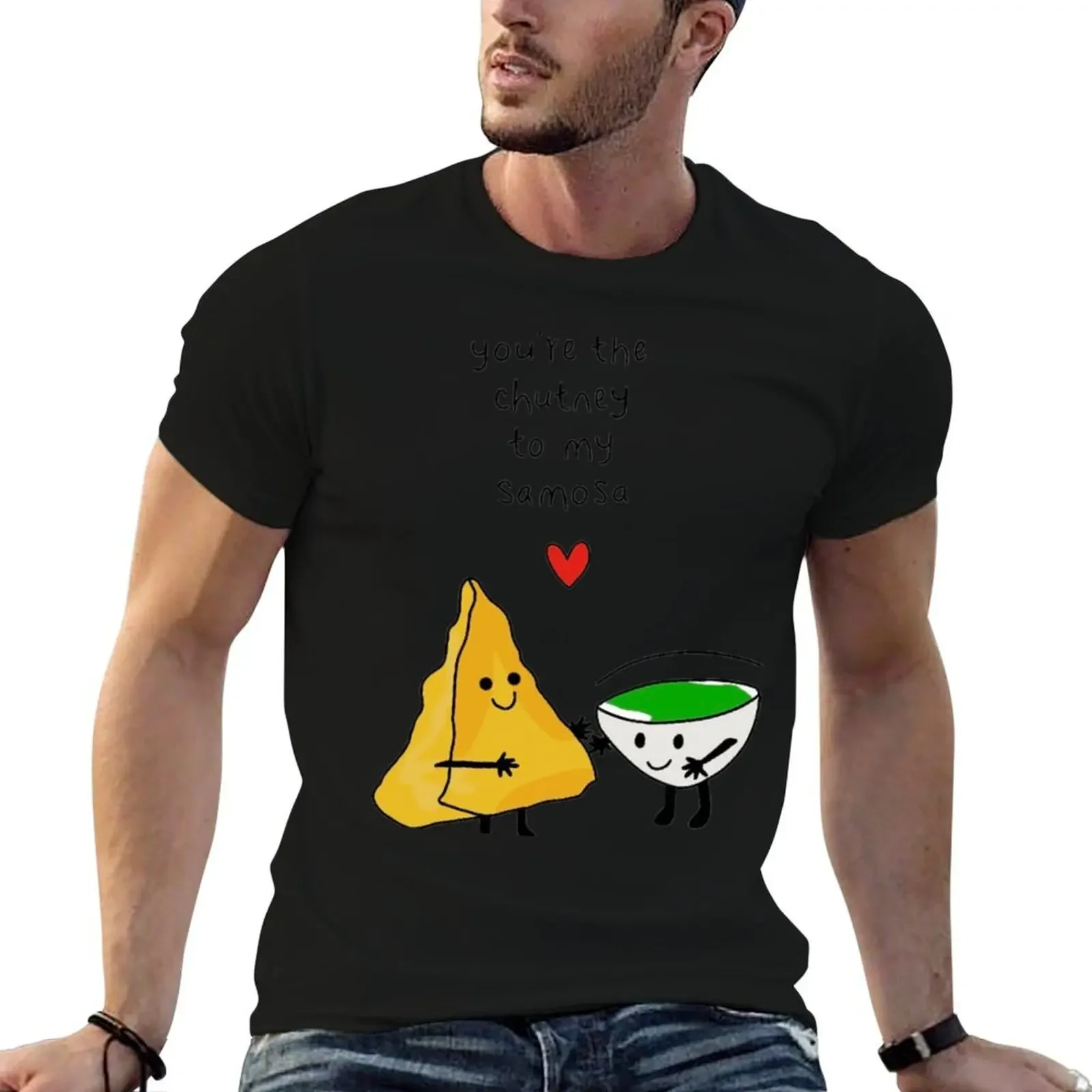 Футболка You're the Chutney to my samosa футболка с рисунком винтажные дизайнерские рубашки