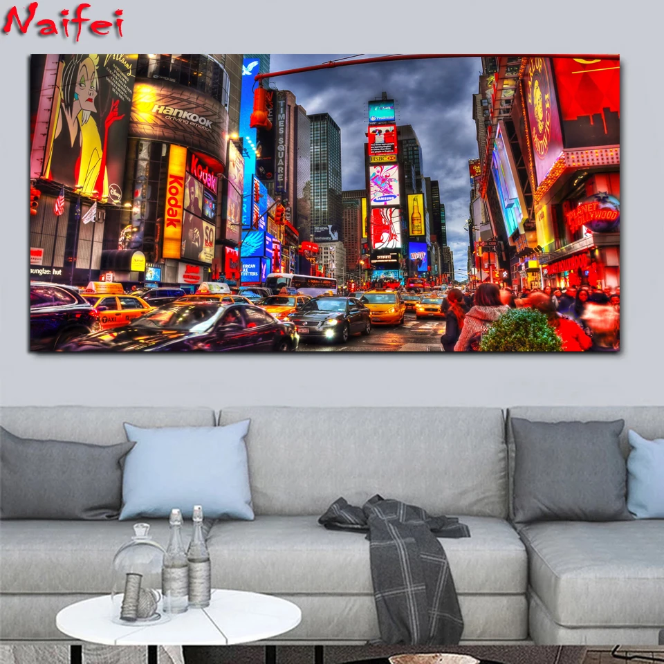 Time Square New York Night Large Diamond Painting Full Diamond Mosaic Abstract City Landscape Picture for Living Room Decor
Time Square New York Night Large Diamond Painting Full Diamond Mosaic Abstract City Landscape Picture for Living Room Decor