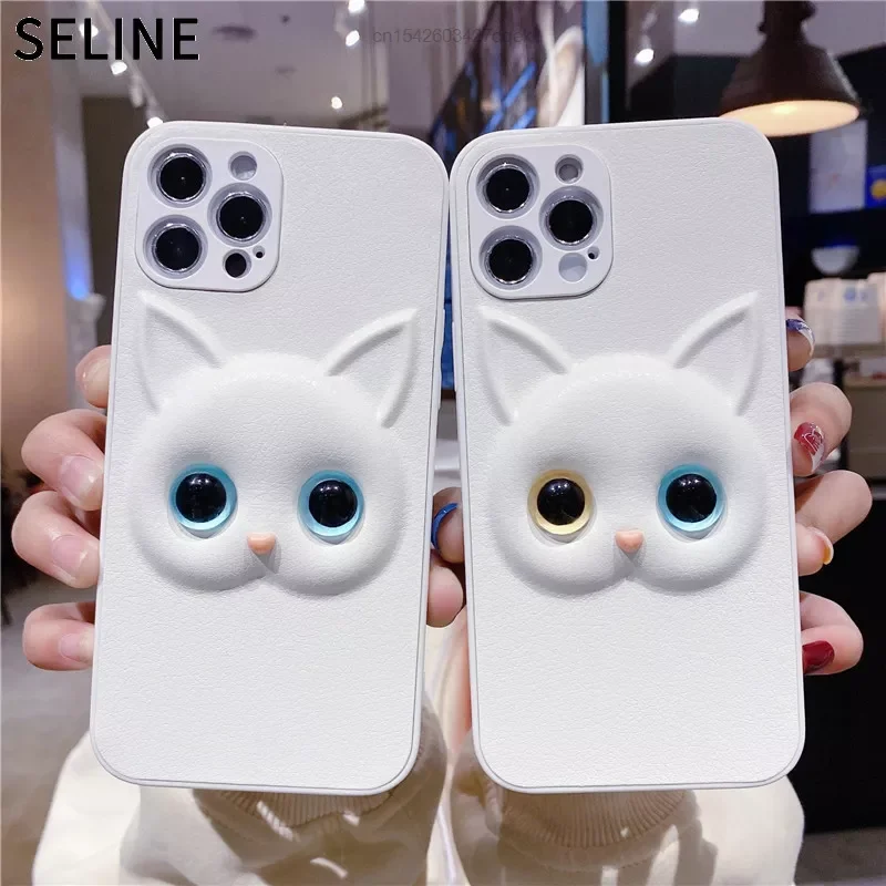 Kawaii Y2k Blue Eye Cat Animals Phone Case For IPhone 13 12 11 Pro Max XS X XR SE 7 8 Plus Mini Soft Back Cover Female
Kawaii Y2k Blue Eye Cat Animals Phone Case For IPhone 13 12 11 Pro Max XS X XR SE 7 8 Plus Mini Soft Back Cover Female