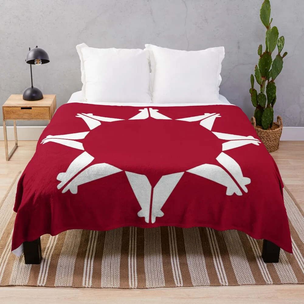 Одеяло Oglala Lakota Sioux с изображением флага 
Одеяло Oglala Lakota Sioux с изображением флага