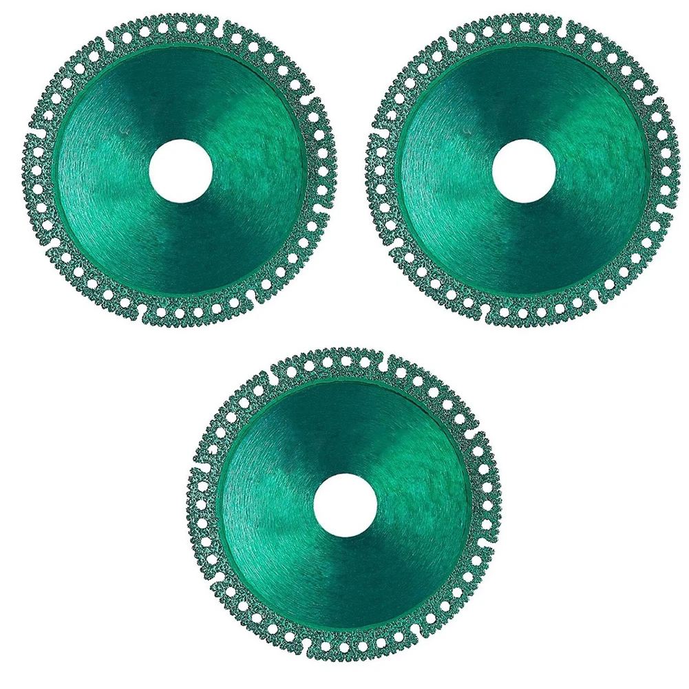3Pcs 10cm Composite Multifunctional Diamond Cutting Disc Saw Blade Cutting Wheel For 100 Angle Grinder Marble Tile Ceramic
3Pcs 10cm Composite Multifunctional Diamond Cutting Disc Saw Blade Cutting Wheel For 100 Angle Grinder Marble Tile Ceramic