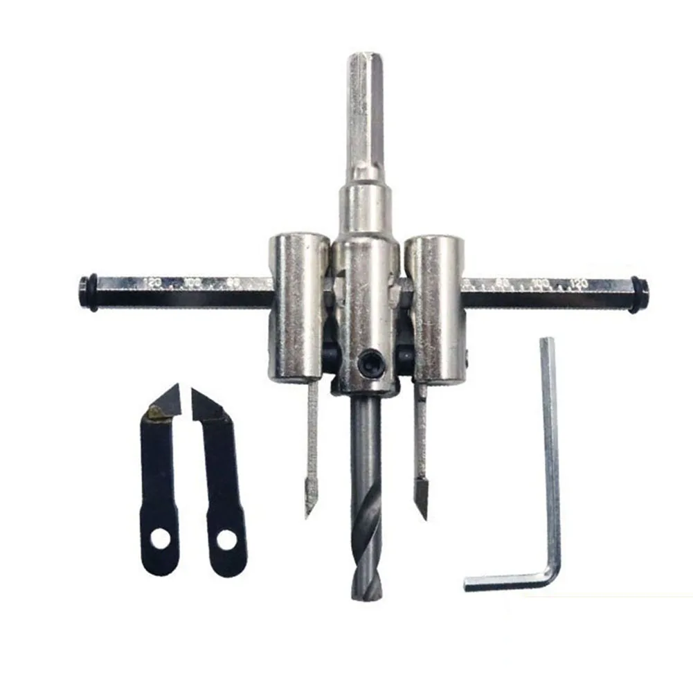 30-300mm Adjustable Circle Hole Cutter Wood Drywall Drill Bit Saw Round Cutting Blade Aircraft Type DIY Woodworking Tool
30-300mm Adjustable Circle Hole Cutter Wood Drywall Drill Bit Saw Round Cutting Blade Aircraft Type DIY Woodworking Tool