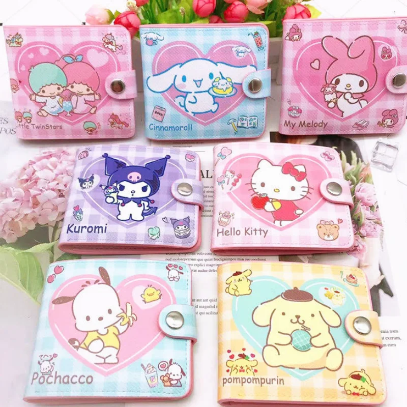 Sanrio Hello Kitty Pocketbook My Melody Kt Cat Cinnamon Roll Pringle Kuromi Pu Leather Wallet Cute Folding Card Female Walle Bag
Sanrio Hello Kitty Pocketbook My Melody Kt Cat Cinnamon Roll Pringle Kuromi Pu Leather Wallet Cute Folding Card Female Walle Bag