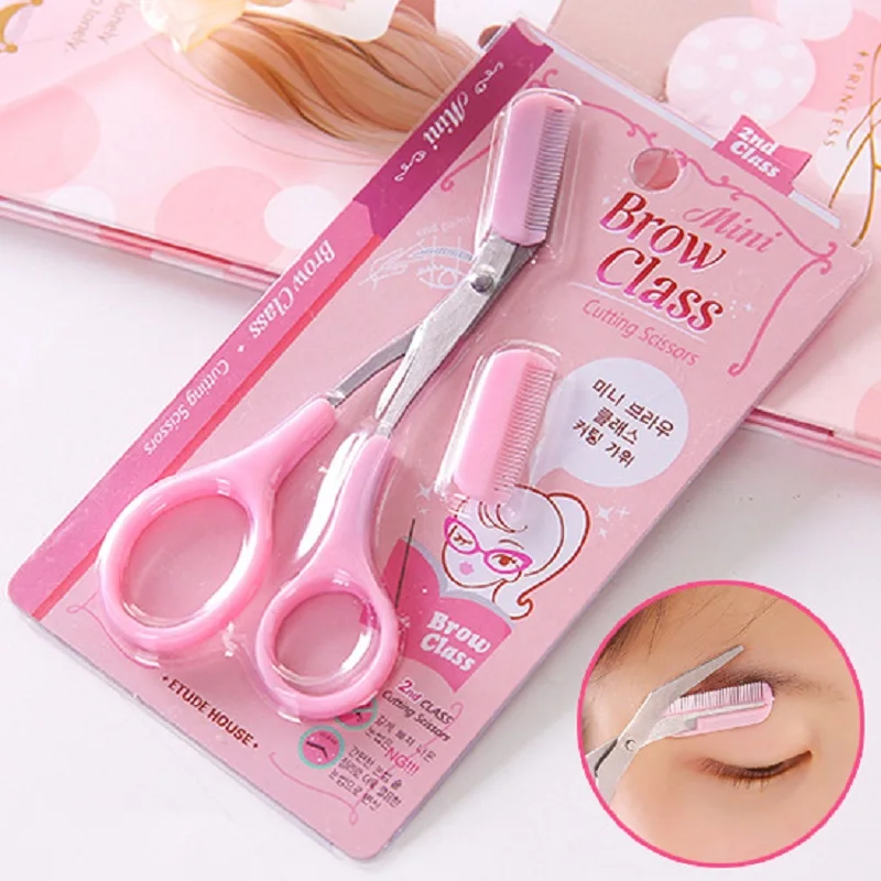 Face Eyebrow Trimmer Scissor with Comb Eyelash Hair Removal Grooming Shaping Eyebrow Shaver Cosmetic Makeup Accessories
Face Eyebrow Trimmer Scissor with Comb Eyelash Hair Removal Grooming Shaping Eyebrow Shaver Cosmetic Makeup Accessories