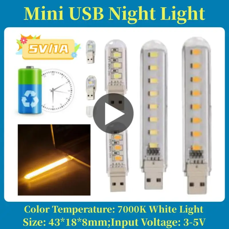 Портативные USB-лампы для чтения, 5 В
Портативные USB-лампы для чтения, 5 В