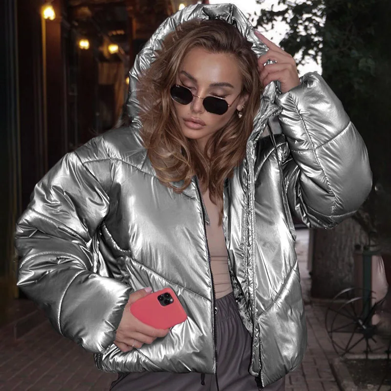 2021 New Winter Jacket Women Parkas Jacket Crop Jacket Shiny Bubble Coat Hooded Thick Jacket Warm Streetwear Fashion Outfits
2021 New Winter Jacket Women Parkas Jacket Crop Jacket Shiny Bubble Coat Hooded Thick Jacket Warm Streetwear Fashion Outfits