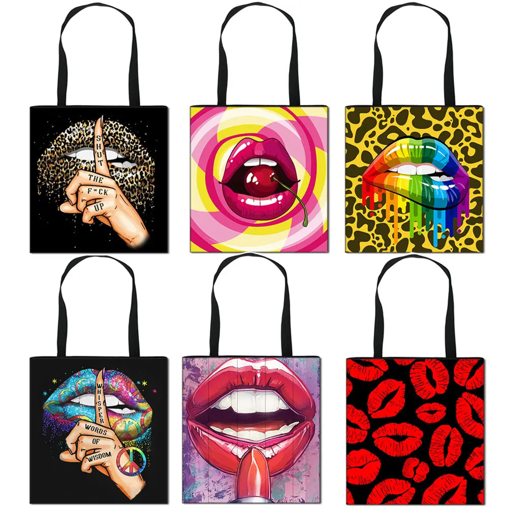 Женская сумка для путешествий DICHOS Sexy сумка с леопардовым принтом Lips 
Женская сумка для путешествий DICHOS Sexy сумка с леопардовым принтом Lips