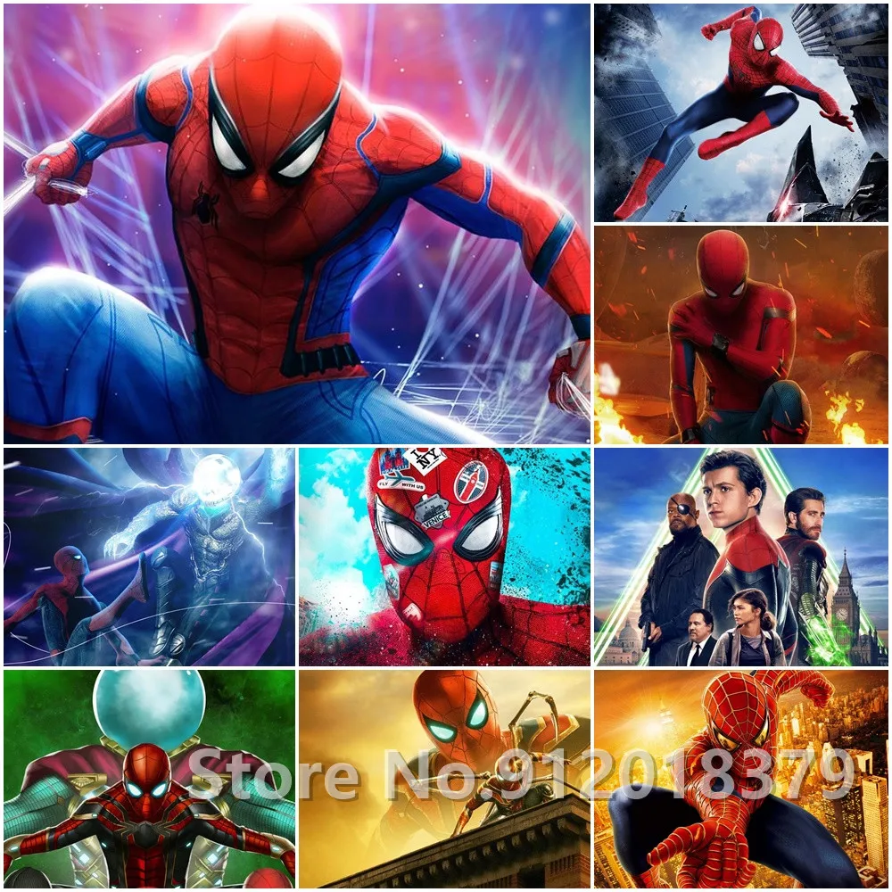 Spiderman:No Way Home 5D Diamond Painting Disney Marvel Superhero Embroidery Cross Stitch Kits Mosaic Art Drill Home Decor Gift
Spiderman:No Way Home 5D Diamond Painting Disney Marvel Superhero Embroidery Cross Stitch Kits Mosaic Art Drill Home Decor Gift