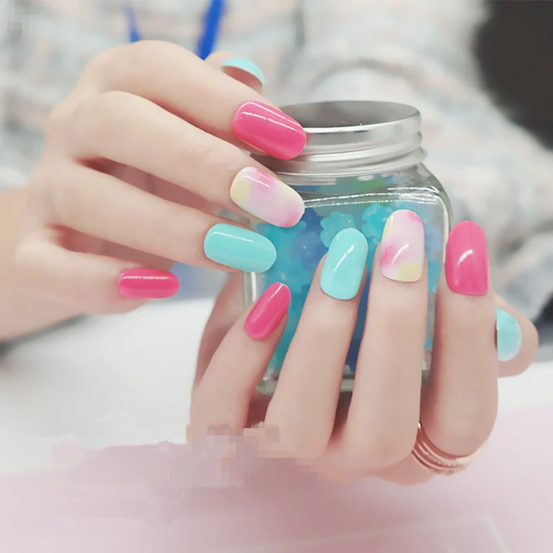 24PCS Kids Nails with Cartoon Designs Sweet Cute Bear Pre-glue Kids Short Fake Nails Art Safety for Children Fake Nails
24PCS Kids Nails with Cartoon Designs Sweet Cute Bear Pre-glue Kids Short Fake Nails Art Safety for Children Fake Nails