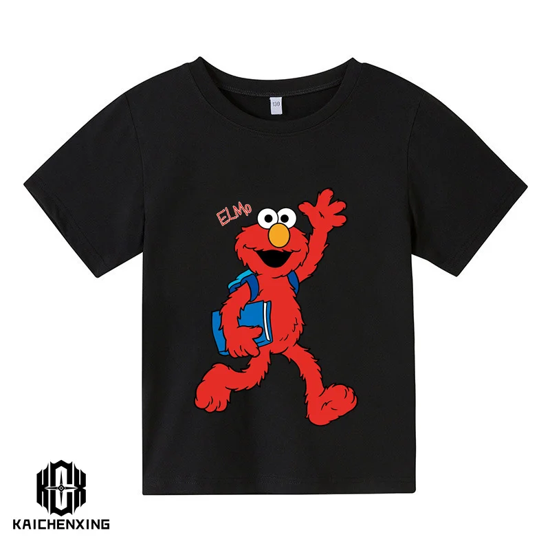 Cute Cartoon set Kids T-Shirts Short sleeve Tops Sesame Street polyester quick dry Design Print Boys Girls Funny Summer Tops
Cute Cartoon set Kids T-Shirts Short sleeve Tops Sesame Street polyester quick dry Design Print Boys Girls Funny Summer Tops