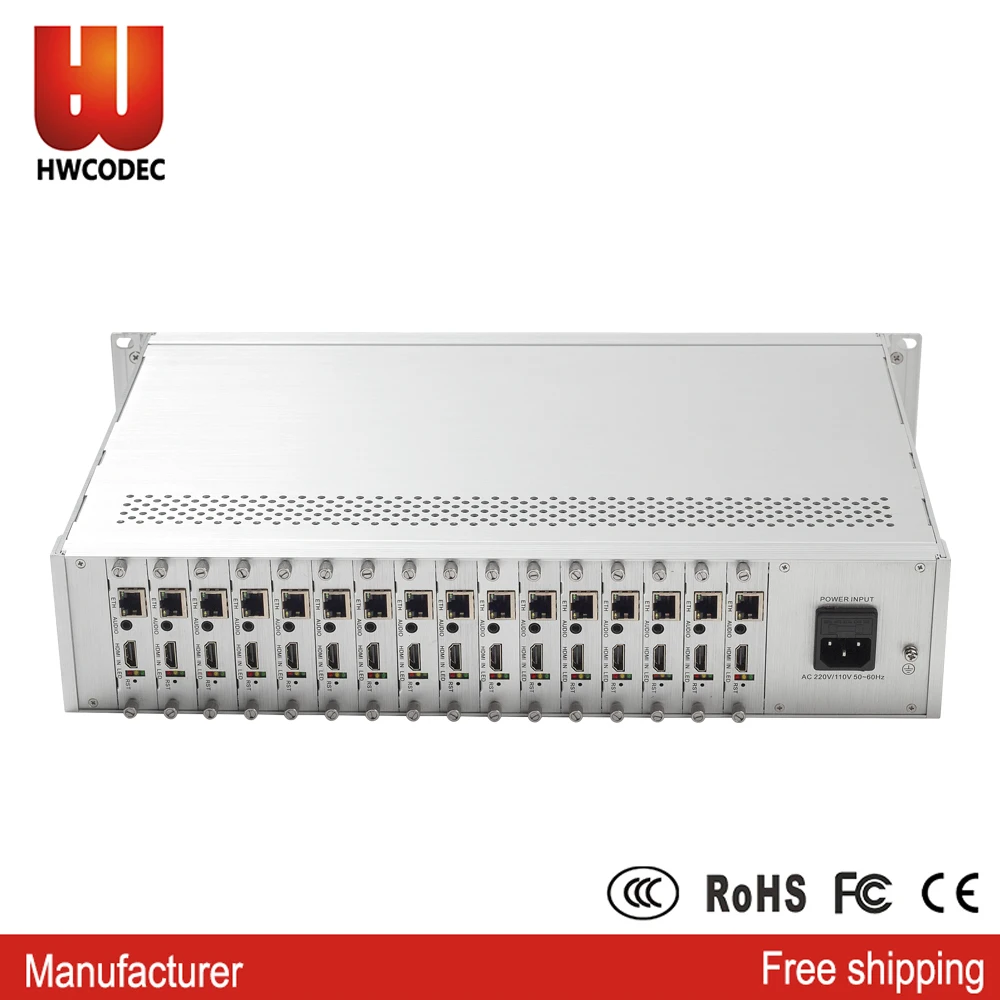 HWCODEC K2165 16 Channels HDMI Encoder H264 H265 HEVC Video Encoder UHD 4K Live Streaming Equipment For YouTube, Twich, Wowza
HWCODEC K2165 16 Channels HDMI Encoder H264 H265 HEVC Video Encoder UHD 4K Live Streaming Equipment For YouTube, Twich, Wowza