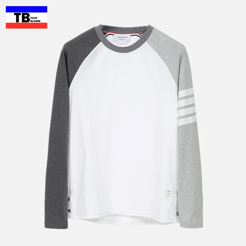 TUCH PLUBB Luxury Knitted TB T-shirts Korea Autumn Round Neck Long Sleeve Cotton Thom Pullovers Jogger Sweatshirts Streetwear
TUCH PLUBB Luxury Knitted TB T-shirts Korea Autumn Round Neck Long Sleeve Cotton Thom Pullovers Jogger Sweatshirts Streetwear