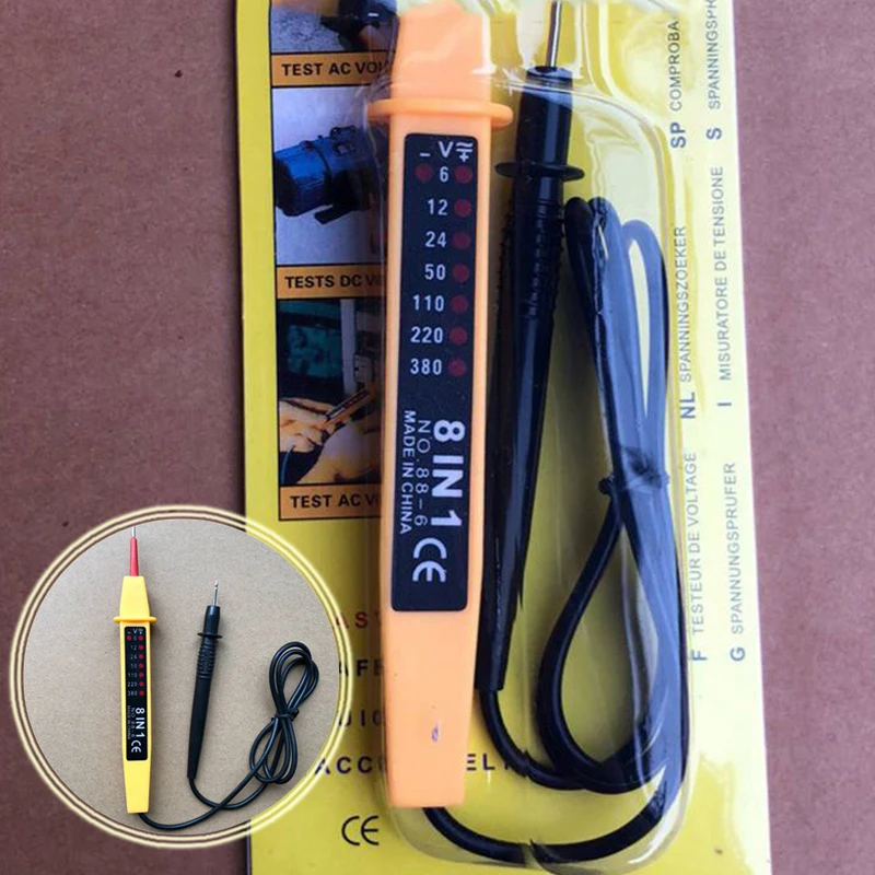 NEW 8 IN 1 TESTER VOLTAGE SOCKET MAINS POWER 380V AC DC ELECTRIC PEN DIY CIRCUIT
NEW 8 IN 1 TESTER VOLTAGE SOCKET MAINS POWER 380V AC DC ELECTRIC PEN DIY CIRCUIT