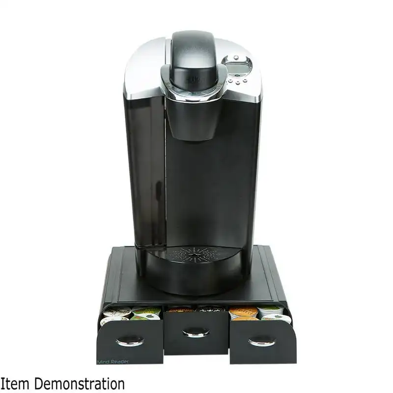 Capacity '' Triple Drawer Single Serve Coffee Pod Holder, 12.87 x 13.3 x 13.5 inches, Black
Capacity '' Triple Drawer Single Serve Coffee Pod Holder, 12.87 x 13.3 x 13.5 inches, Black