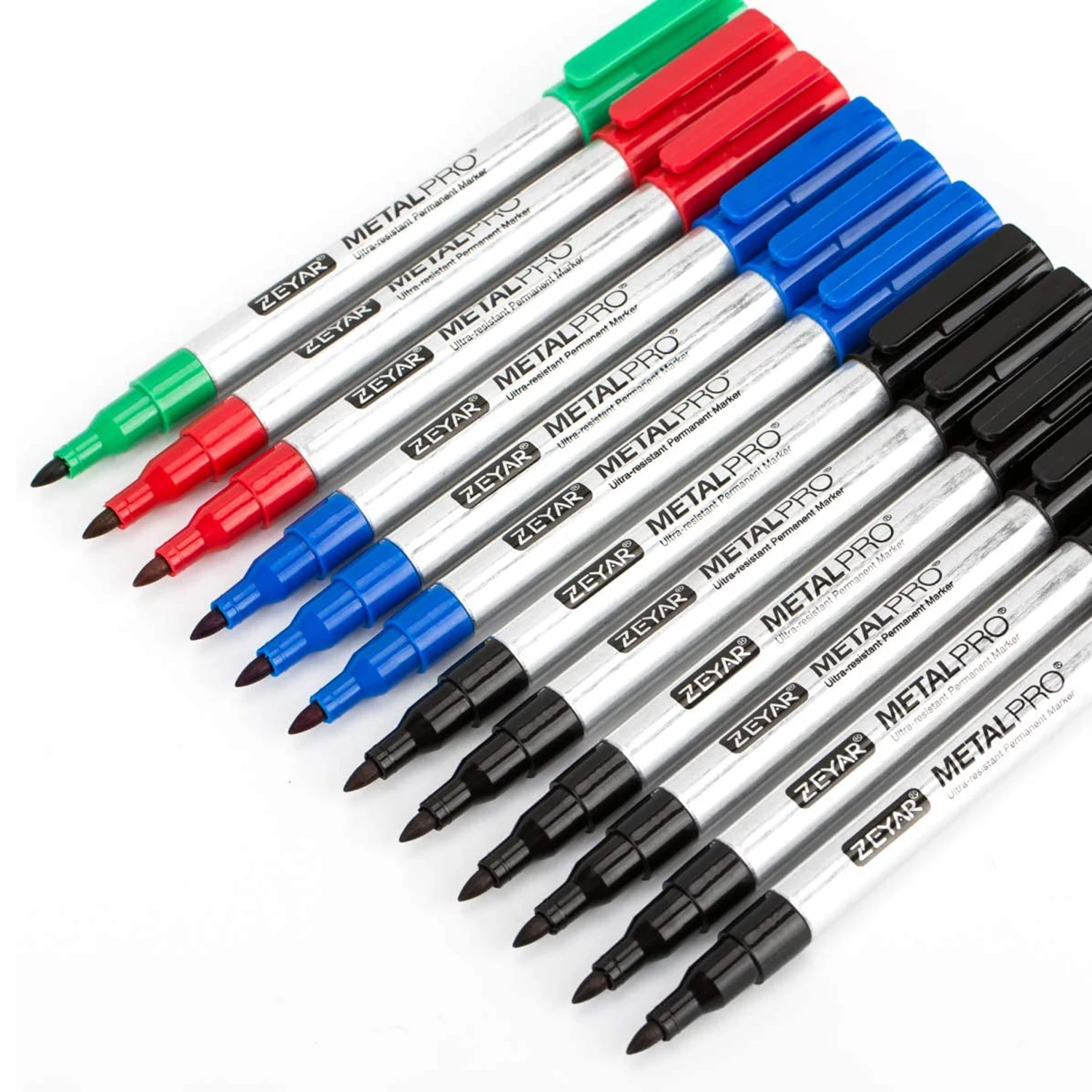 Permanent Markers,Extra Fine Tip(1mm),Set of 12, 4 Colors, Premium Waterproof & Smear Proof Aluminum Barrel Markers,Quick Drying
Permanent Markers,Extra Fine Tip(1mm),Set of 12, 4 Colors, Premium Waterproof & Smear Proof Aluminum Barrel Markers,Quick Drying