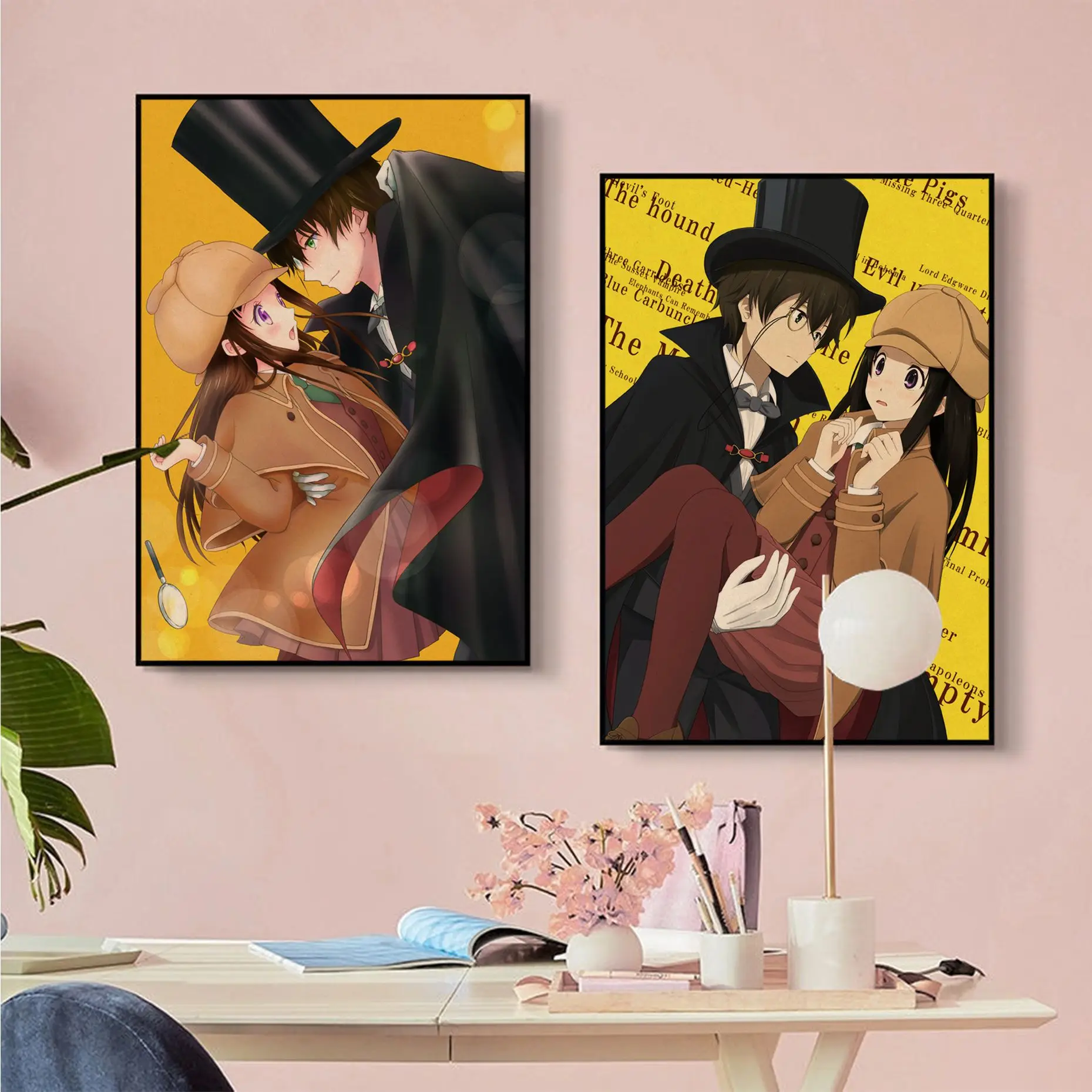 Japanese Hyouka Anime Classic Vintage Posters Kraft Paper Prints and Posters Decor Art Wall Stickers
Japanese Hyouka Anime Classic Vintage Posters Kraft Paper Prints and Posters Decor Art Wall Stickers