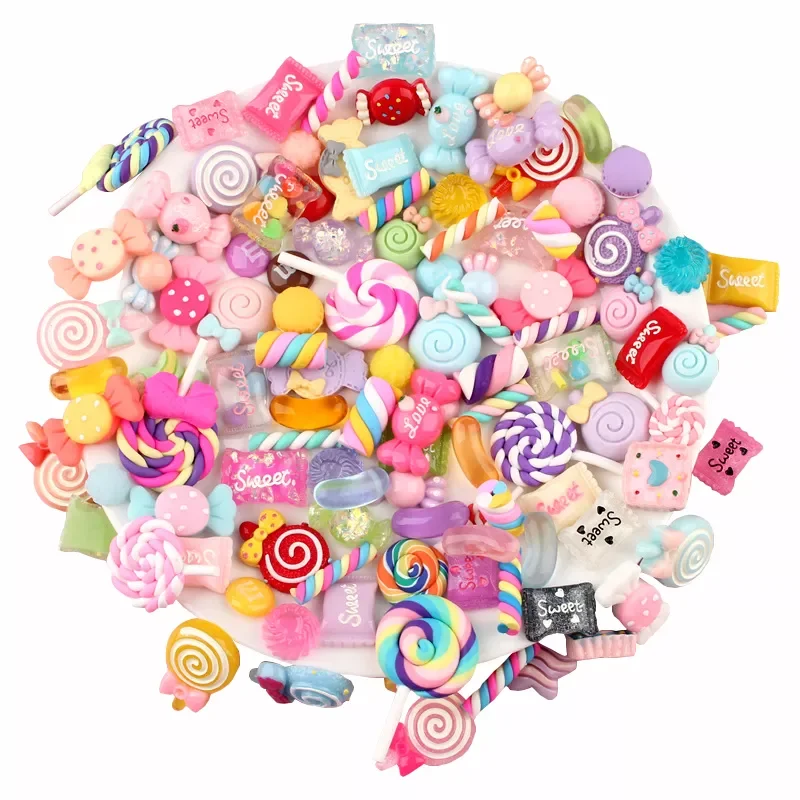 10/30/50/100 Pcs Candy Material Kit 3D Resin Flat Cabochons Embellishment Diy Wedding Hairpin accessories Scrapbook Craft
10/30/50/100 Pcs Candy Material Kit 3D Resin Flat Cabochons Embellishment Diy Wedding Hairpin accessories Scrapbook Craft