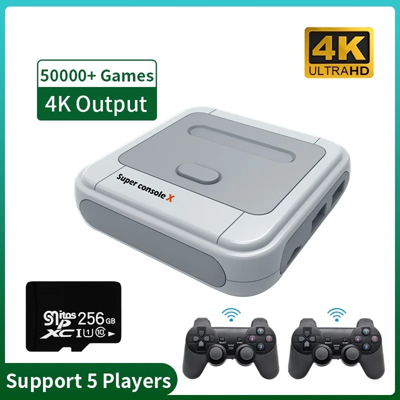 Супер консоль X Классическая игровая консоль эмулятор аркадных игр новейший игровой плеер макс. до 256 г с 50000 играми для PSP/PS1/DC
Супер консоль X Классическая игровая консоль эмулятор аркадных игр новейший игровой плеер макс. до 256 г с 50000 играми для PSP/PS1/DC