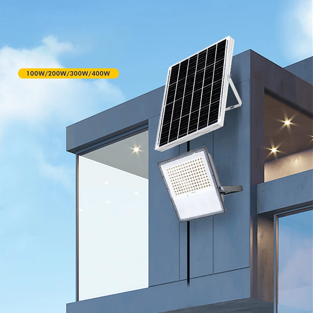 LED Solar Floodlight 100W200W300W400W Outdoor Waterproof IP65 Spotlight Pitch High Pole Rainproof Square Lighting
LED Solar Floodlight 100W200W300W400W Outdoor Waterproof IP65 Spotlight Pitch High Pole Rainproof Square Lighting