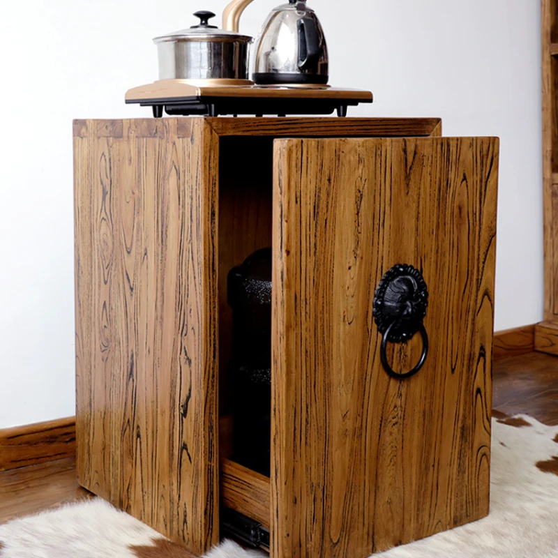 Elm Tea Cabinet Simple Modern Chinese Sideboard Water Dispenser Bucket Small Multi-Functional Storage Solid Wood Cabinets
Elm Tea Cabinet Simple Modern Chinese Sideboard Water Dispenser Bucket Small Multi-Functional Storage Solid Wood Cabinets