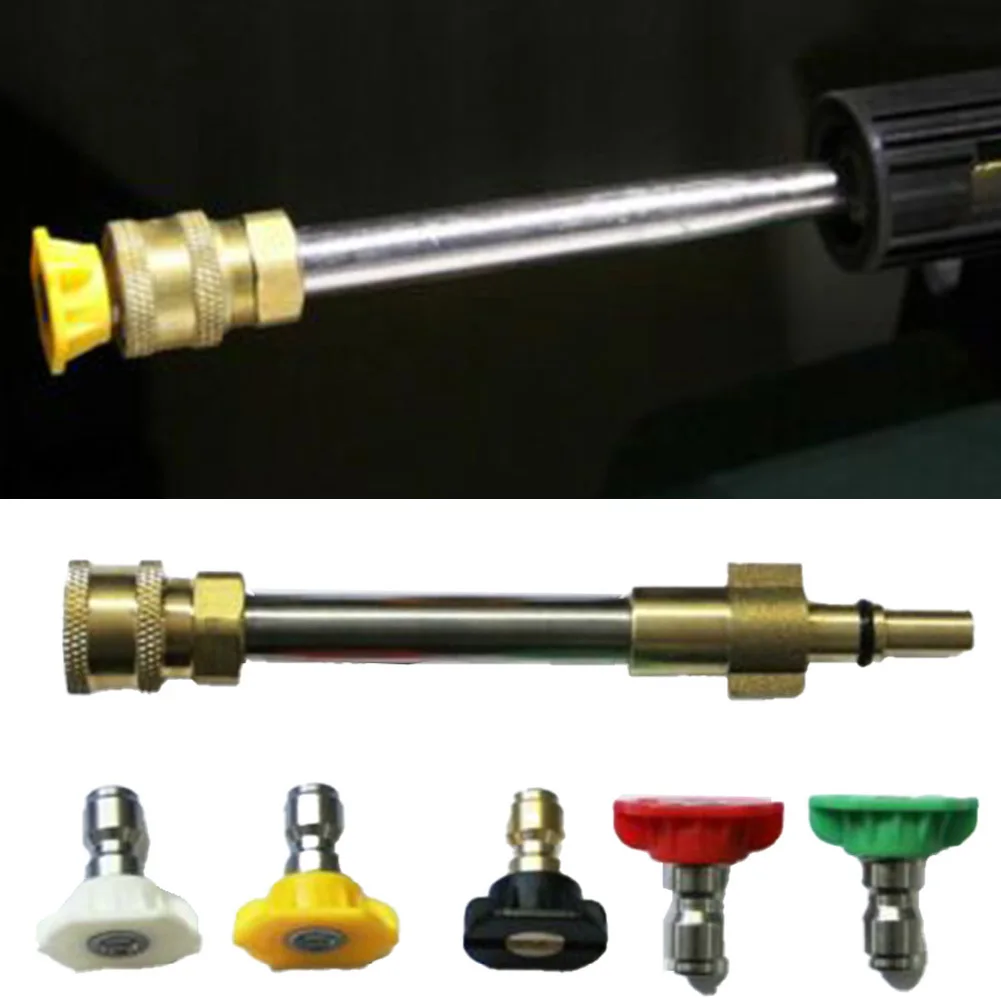 Universal 1/4" Quick Connector Car Washing Nozzles Metal Jet Lance Nozzle High Pressure Washer Spray Nozzle Cleaning Water Gun
Universal 1/4" Quick Connector Car Washing Nozzles Metal Jet Lance Nozzle High Pressure Washer Spray Nozzle Cleaning Water Gun