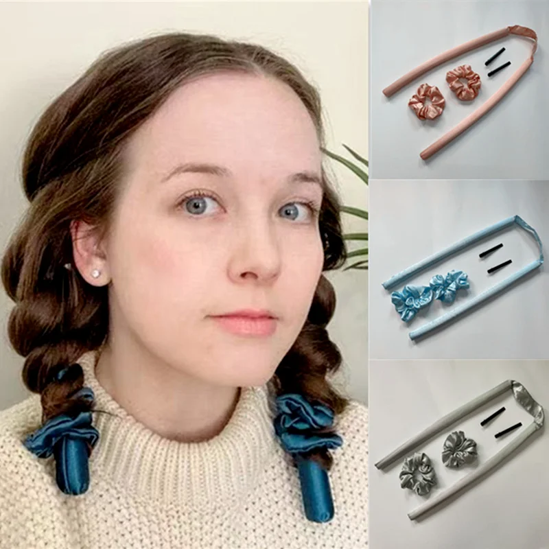 Heatless Curling Rod Headband Lazy Curler Silk Curling Ribbon Silk Curling Ribbon Heatless Hair Curling Improve Version
Heatless Curling Rod Headband Lazy Curler Silk Curling Ribbon Silk Curling Ribbon Heatless Hair Curling Improve Version