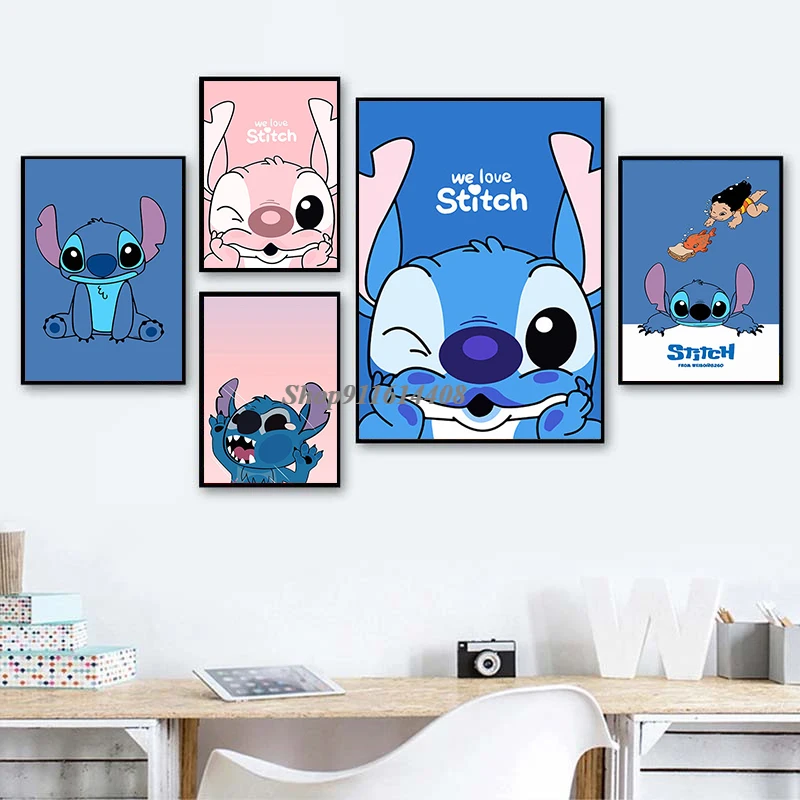 Disney Cartoon Interstellar Baby Lilo&Stitch Poster Prints Wall Art Canvas Painting Animation Picture Home Decor Kid Living Room
Disney Cartoon Interstellar Baby Lilo&Stitch Poster Prints Wall Art Canvas Painting Animation Picture Home Decor Kid Living Room
