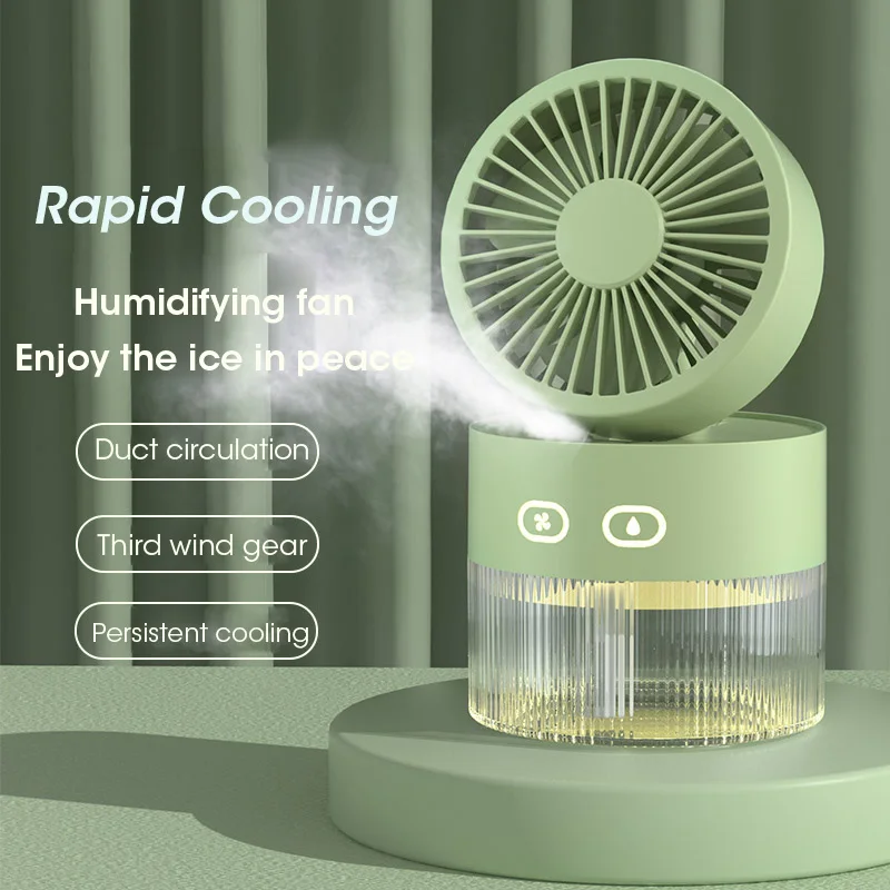 Portable Fan Air Humidifier 350ml Water Cooler Table Fan 1500mAh Usb Rechargeable Fan Essential Oil Diffuser Night Light Car Fan
Portable Fan Air Humidifier 350ml Water Cooler Table Fan 1500mAh Usb Rechargeable Fan Essential Oil Diffuser Night Light Car Fan