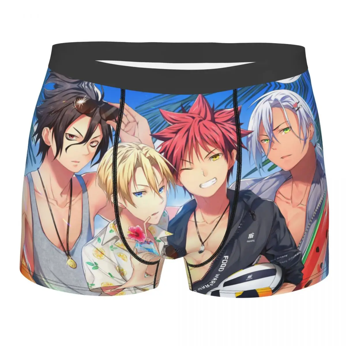 Летние пищевые войны для мальчиков, Shokugeki no Soma, аниме трусы, брифы, мужское удобное нижнее белье
Летние пищевые войны для мальчиков, Shokugeki no Soma, аниме трусы, брифы, мужское удобное нижнее белье