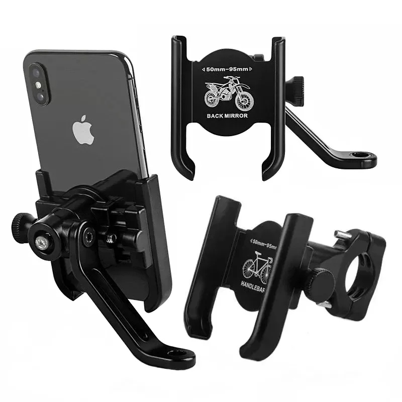 Aluminum Alloy Motorcycle Bike Phone Holder GPS Bracket Mount Clip Support Moto Mirro Handlebar Mount For Xiaomi iPhone
Aluminum Alloy Motorcycle Bike Phone Holder GPS Bracket Mount Clip Support Moto Mirro Handlebar Mount For Xiaomi iPhone