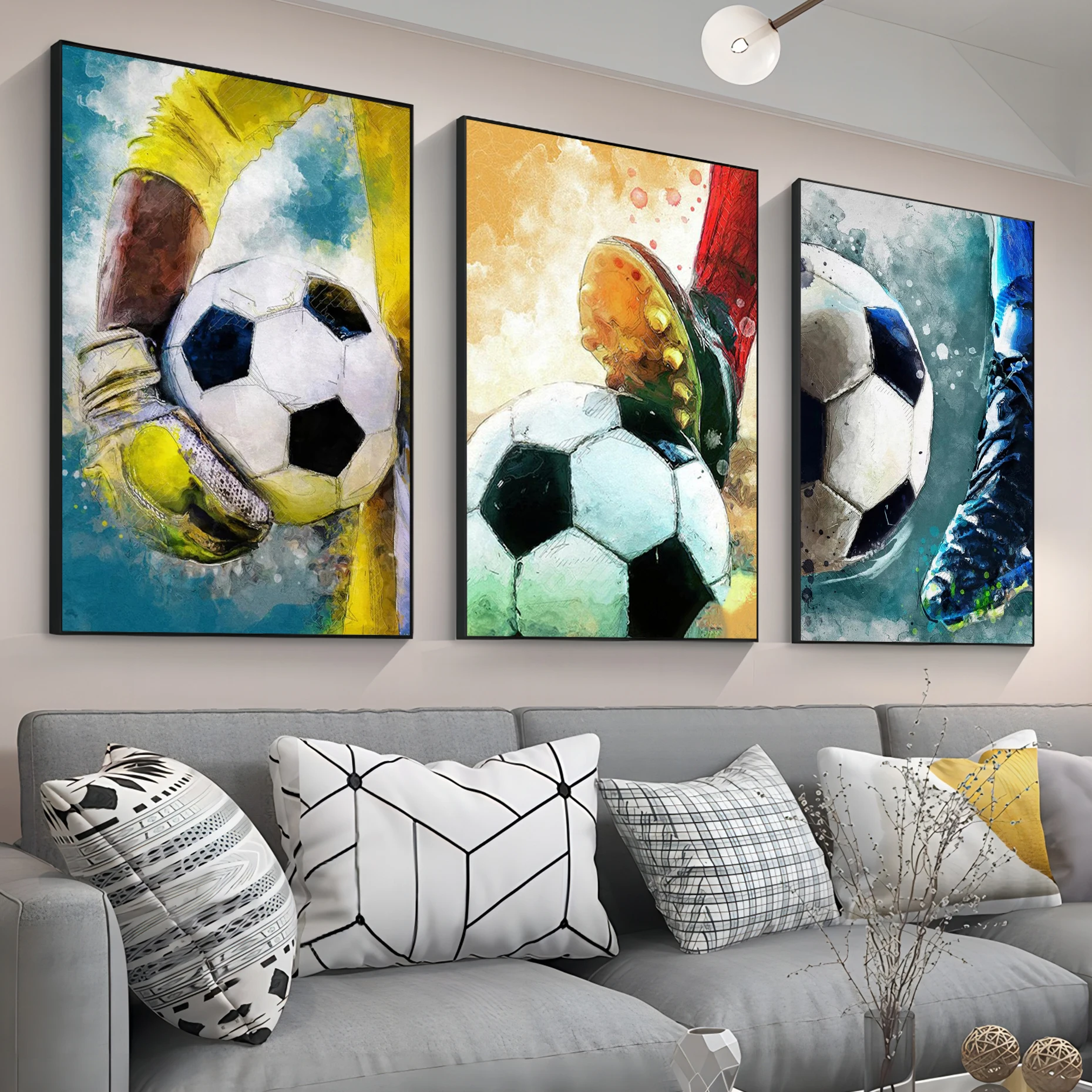 Football Whitepaper Poster Fancy Wall Sticker For Living Room Bar Decoration Wall Decor
Football Whitepaper Poster Fancy Wall Sticker For Living Room Bar Decoration Wall Decor