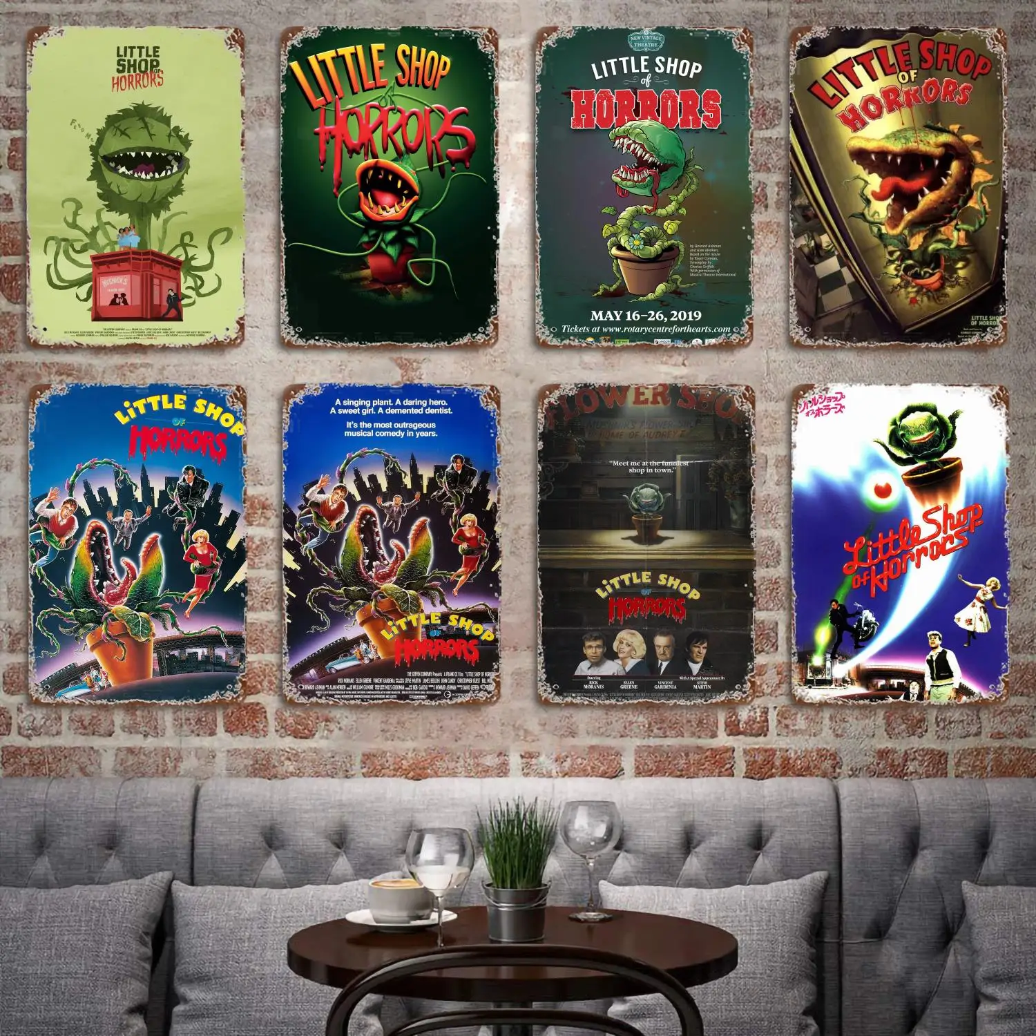 Little shop of Horrors 1986 Movie Poster Vintage Tin Sign Metal Sign Decorative Plaque for Pub Bar Man Cave Club Wall Decoration
Little shop of Horrors 1986 Movie Poster Vintage Tin Sign Metal Sign Decorative Plaque for Pub Bar Man Cave Club Wall Decoration