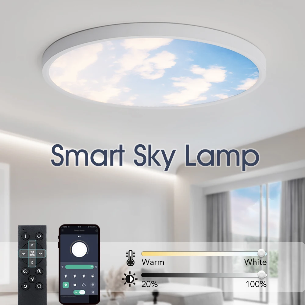 Ультратонкий потолочный светильник Smart Sky, 0,9 дюйма, 40 см, голубой потолочный светильник с дистанционным управлением, 24/42 Вт, современный свет...
Ультратонкий потолочный светильник Smart Sky, 0,9 дюйма, 40 см, голубой потолочный светильник с дистанционным управлением, 24/42 Вт, современный свет...
