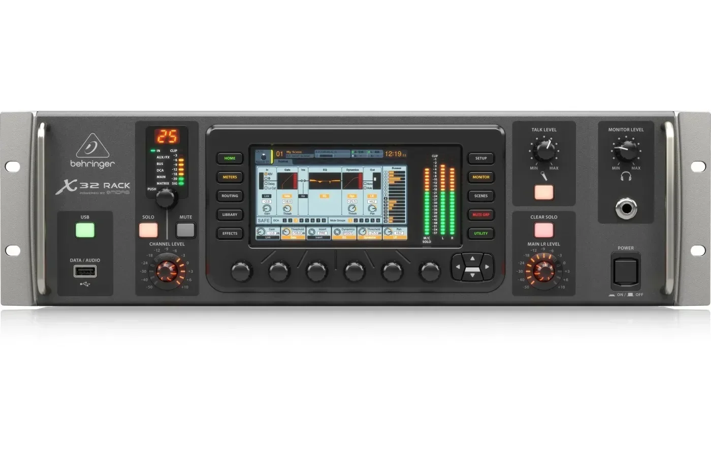 (НОВАЯ СКИДКА) 40-канальный цифровой микшер Behringer X32 Rack для монтажа в стойку