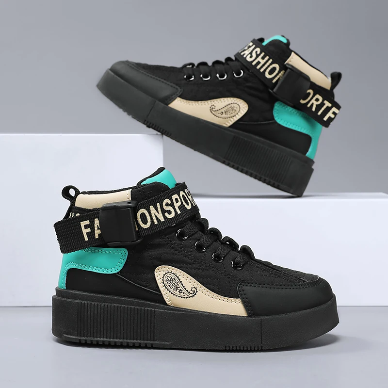 Boys Sneakers Children Shoes Fashion Kids Basketball Shoes High-top Leisure Board Shoes for Children Casual Platform Shoes
Boys Sneakers Children Shoes Fashion Kids Basketball Shoes High-top Leisure Board Shoes for Children Casual Platform Shoes