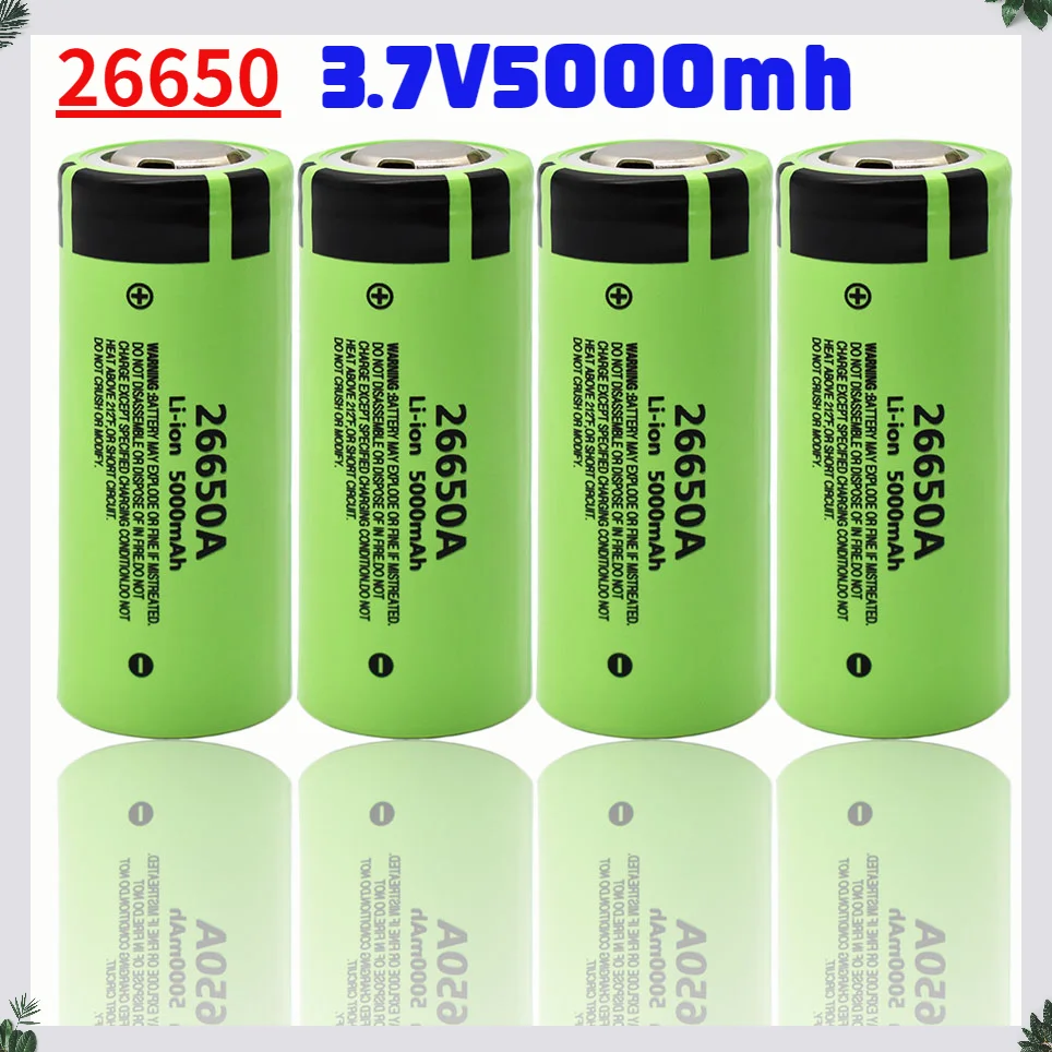 100% Original 26650 20A Power Rechargeable Lithium Battery 26650A , 3.7V 5000mAh . Suitable for Flashlight
100% Original 26650 20A Power Rechargeable Lithium Battery 26650A , 3.7V 5000mAh . Suitable for Flashlight