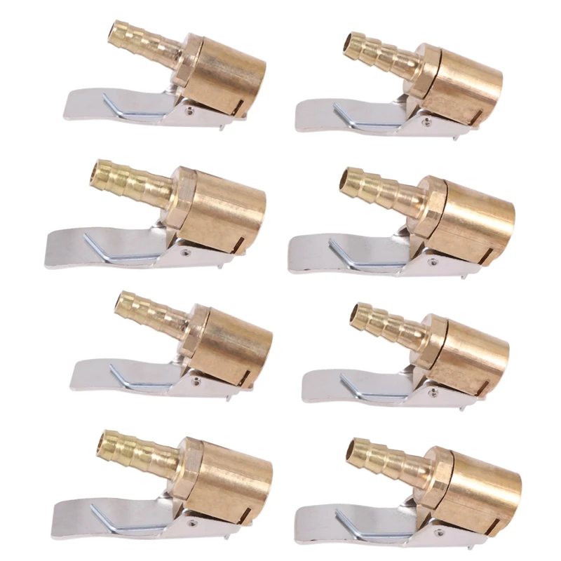 8Pc 6Mm Auto Air Pump Chuck Clip Car Truck Tyre Tire Inflator Valve Connector Car Open Brass Stem Tire
8Pc 6Mm Auto Air Pump Chuck Clip Car Truck Tyre Tire Inflator Valve Connector Car Open Brass Stem Tire