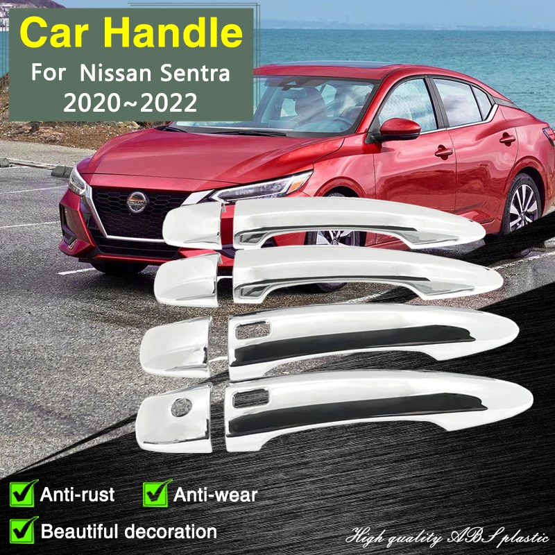 for Nissan Sentra Sylphy B18 2020 2021 2022 Chrome Smart Door Handle Cover Car Styling Accessories Protective Film Stickers Trim
for Nissan Sentra Sylphy B18 2020 2021 2022 Chrome Smart Door Handle Cover Car Styling Accessories Protective Film Stickers Trim