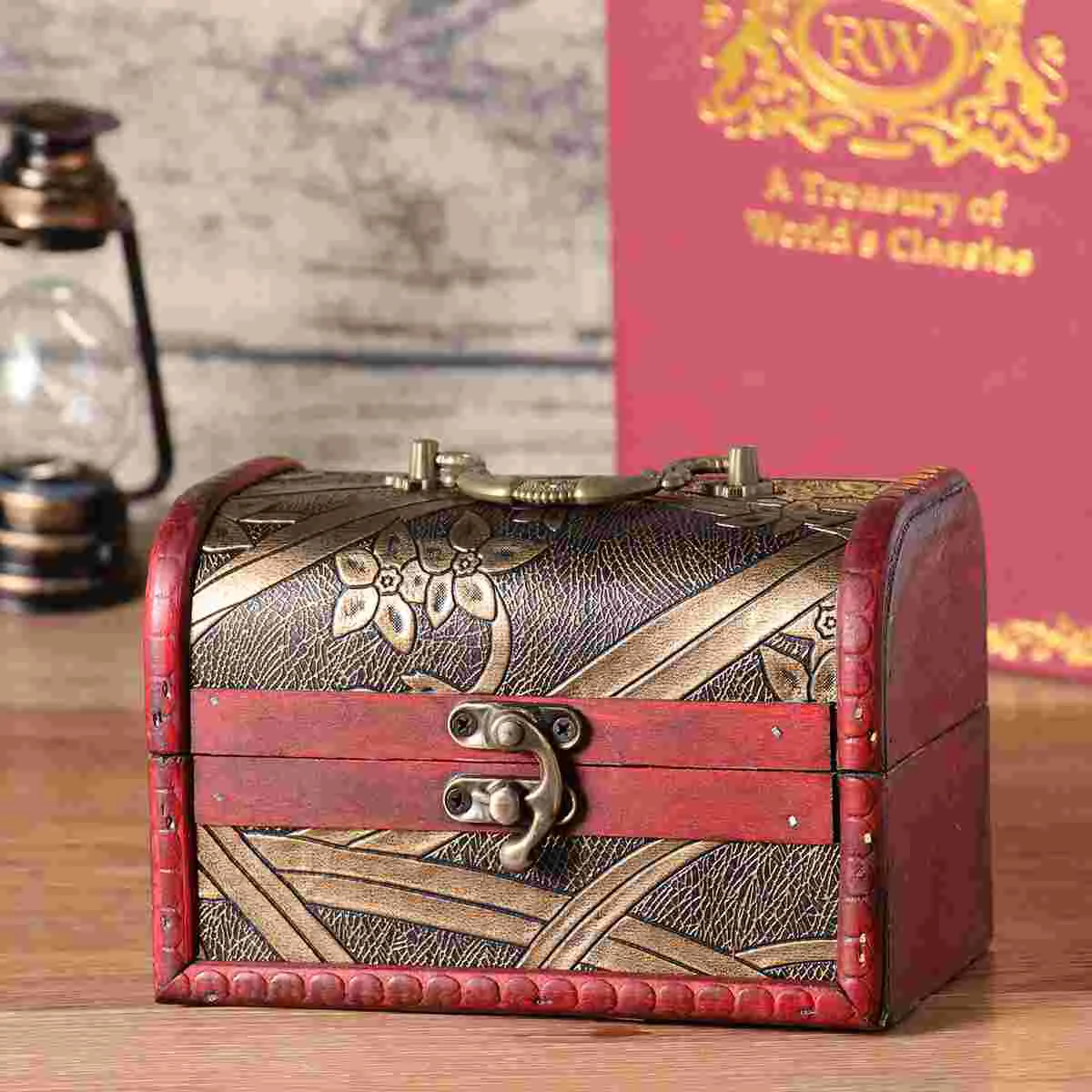 Vintage Wooden Jewelry Storage Box Box Set Keepsake Boxes Storage Trunk Decorative Medieval Organizer Home for Use
Vintage Wooden Jewelry Storage Box Box Set Keepsake Boxes Storage Trunk Decorative Medieval Organizer Home for Use