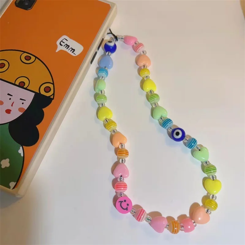 Fashion Creative Retro Style Peach Heart Love Beads Mobile Phone Chain Cartoon Exquisite Lanyard For Women Jewelry Accessories
Fashion Creative Retro Style Peach Heart Love Beads Mobile Phone Chain Cartoon Exquisite Lanyard For Women Jewelry Accessories